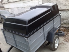 Крышка из стеклопластика (h500) на прицеп 2200 х 1300 мм